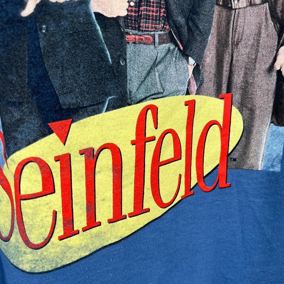 SEINFELD WOMENS SHORT SLEEVE TSHIRT BLUE SIZE 2XL - Picture 2 of 5
